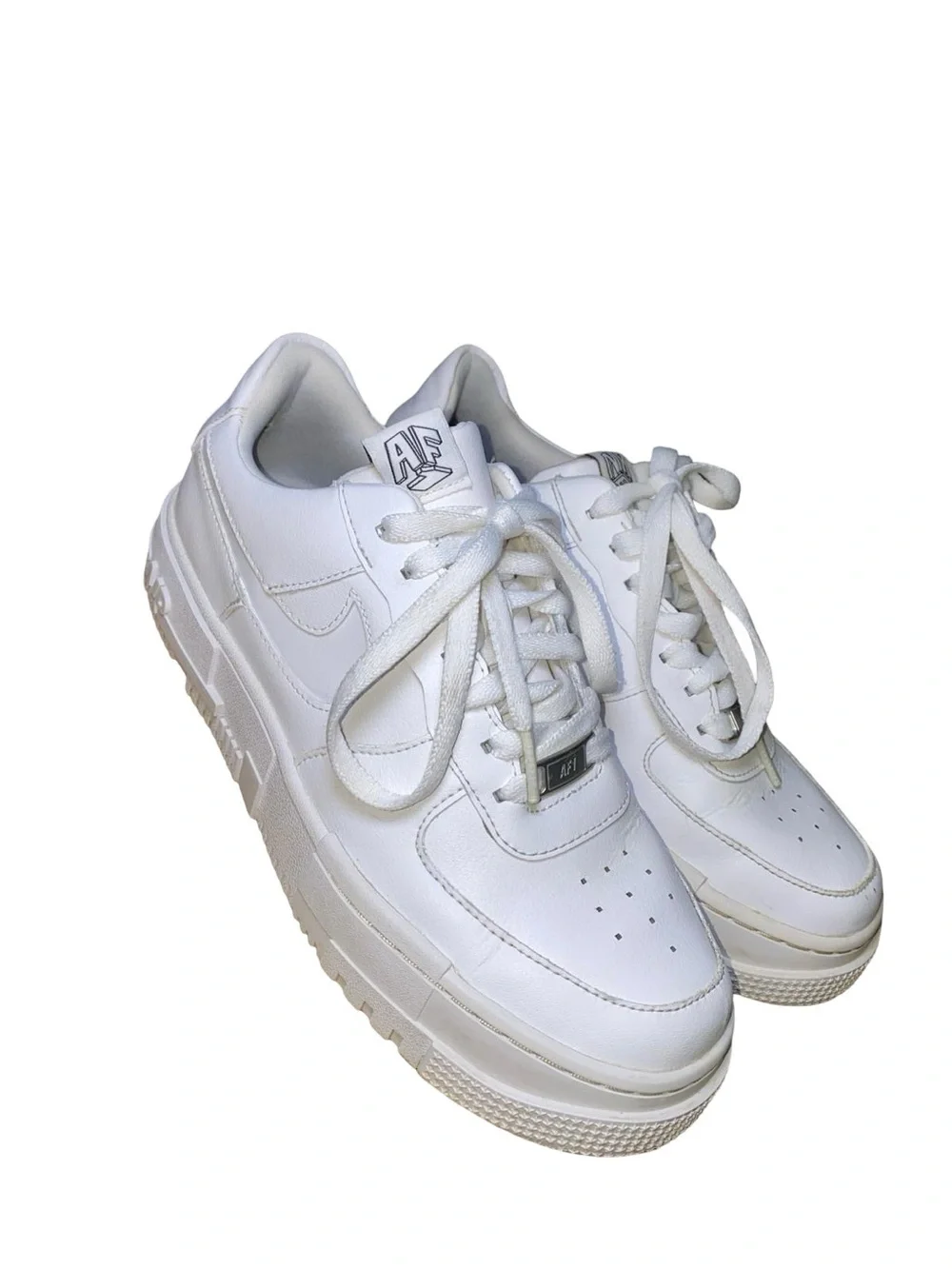 Nike Air Force 1 Low Pixel Triple White Women's Size 8 (CK6649-100)